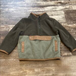 Old Navy Olive Fleece Pullover